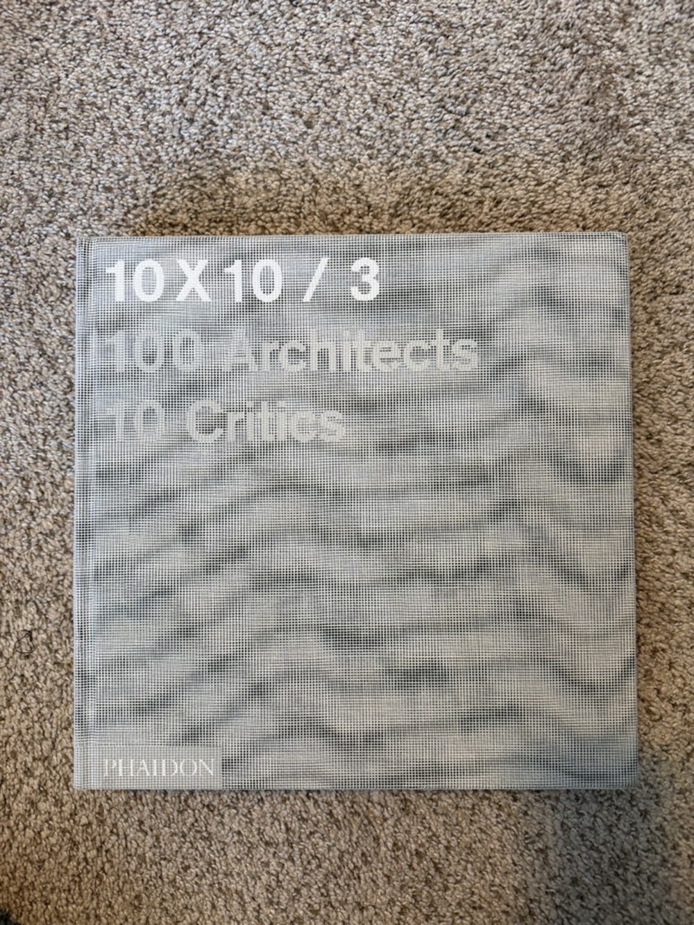 Phaidon 10 X 10 / 3 Hardcover Book — Gray and White